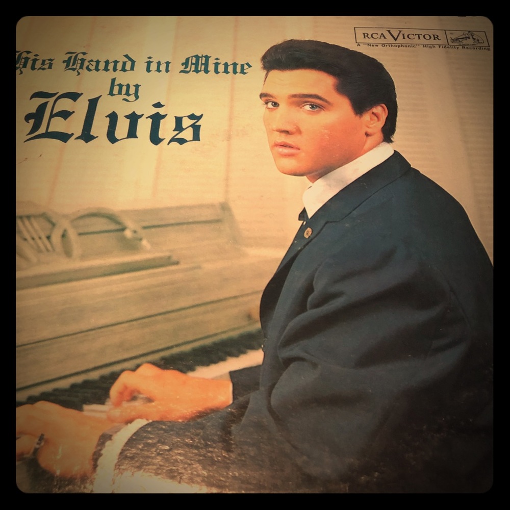 **ELVIS PRESLEY HIS HANS IN MINE VINYL LP**